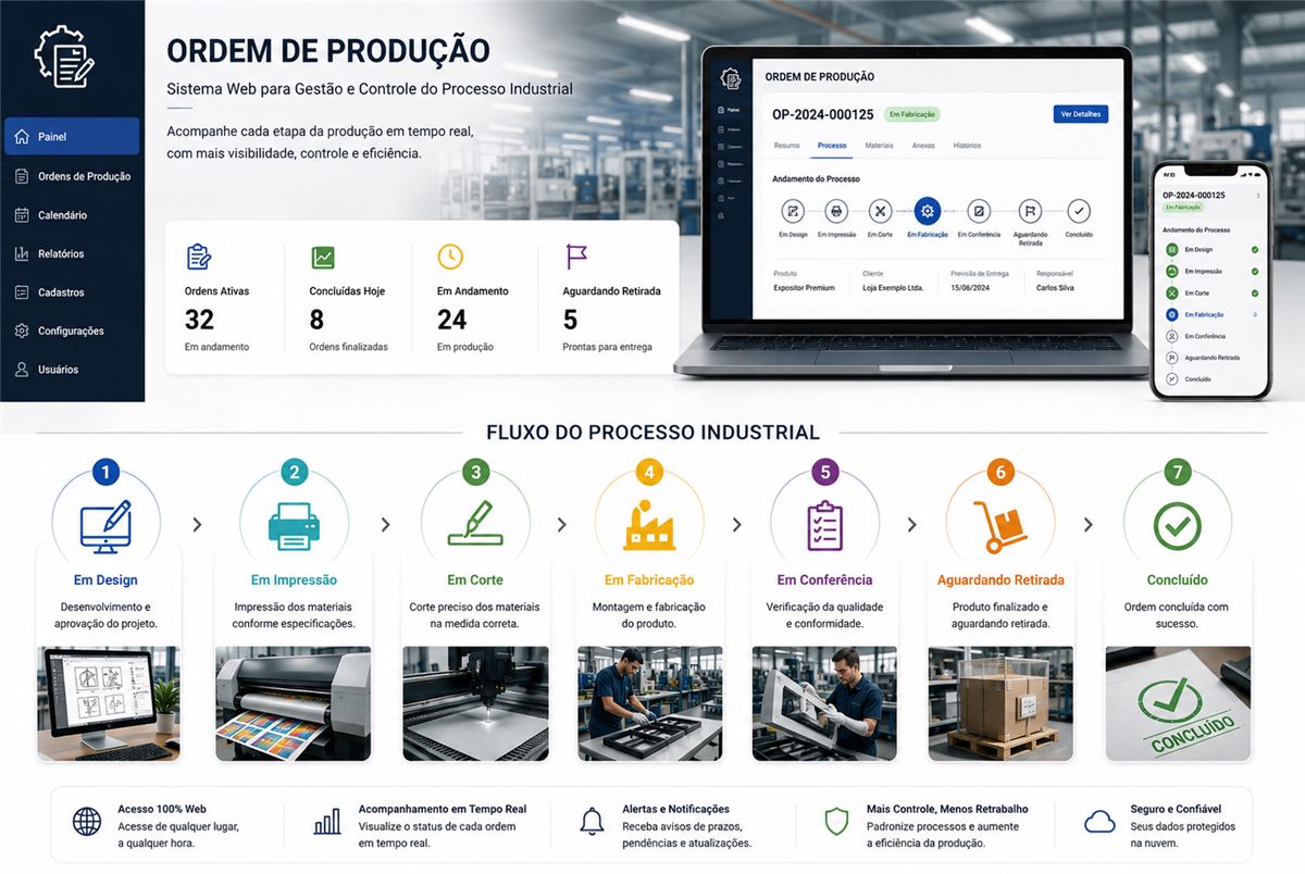 Tela do Production Flow